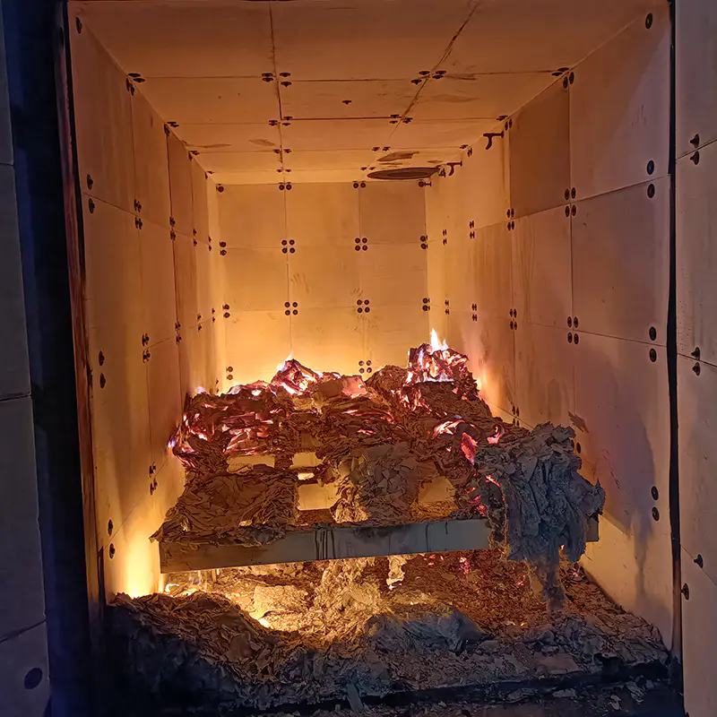 Pyrolysis Furnace and Cleaning Booth for Coating Fixtures